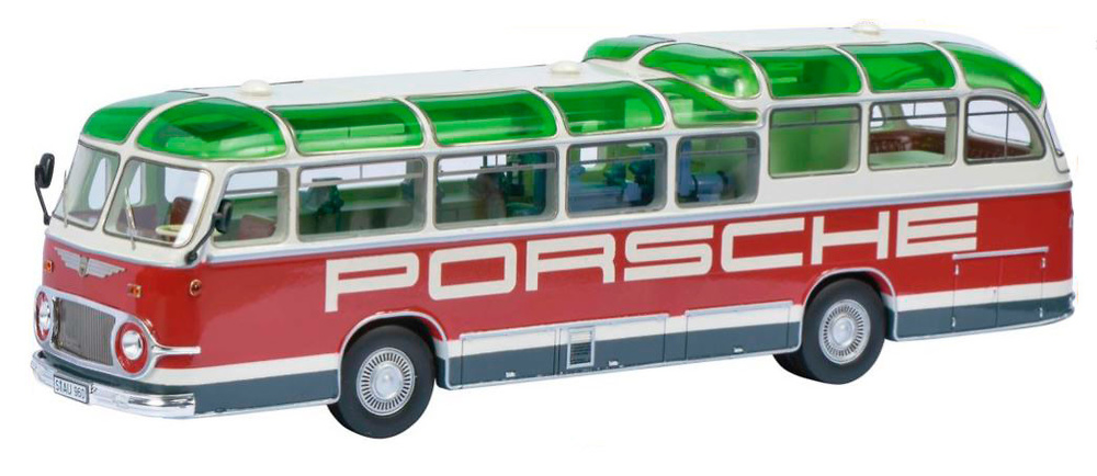 Neoplan FH 11 Porsche Renndienst Schuco 450896600 Masstab 1/43 