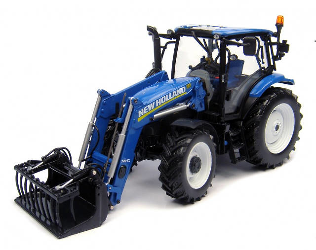 New Holland T6.140 with 740TL loader Universal Hobbies 4232 Masstab 1/32 