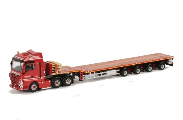 Nooteboom 4-ejes Telestep trailer + MAN TGX XXL 6x2, Wsi Collectibles 1/50 