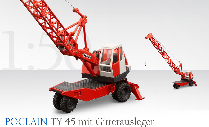 POCLAIN TY 45 Mobilbagger Conrad 1/50 