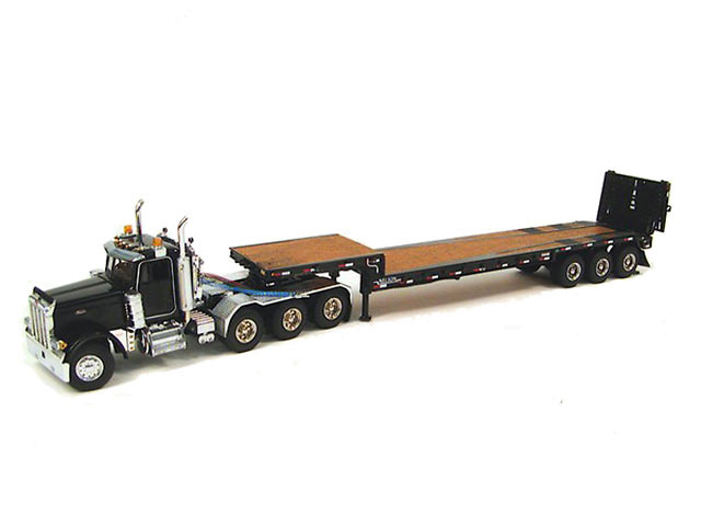 Peterbilt 379 Day Cab mit Plattform und Rampen, schwarz Sword Models sw2027-k Masstab 1/50 