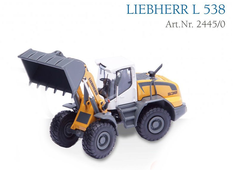 Radlader Liebherr L 538, Conrad Modelle 2445 Masstab 1/50 