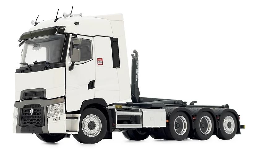 Renault LKW mit Meiller Hakenlift Marge Models 2237 Maßstab 1/32 