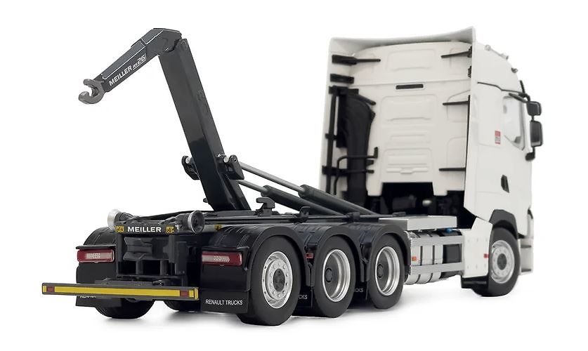 Renault LKW mit Meiller Hakenlift Marge Models 2237 Maßstab 1/32 