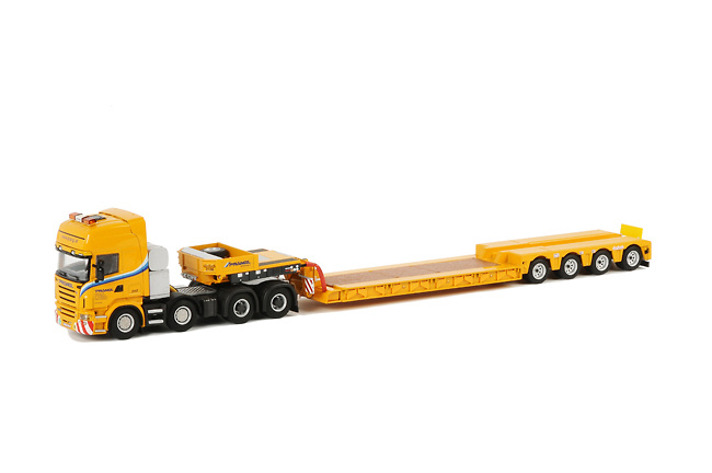 SCANIA R Topline Low Loader (4 axle) Prangl, Wsi Collecitbles 1/50 10183 