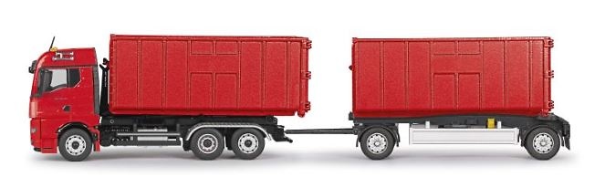 SET MAN TGX GM + Meiller Abrollkipper und Roll Carrier Conrad Modelle Set10019 Masstab 1/50 