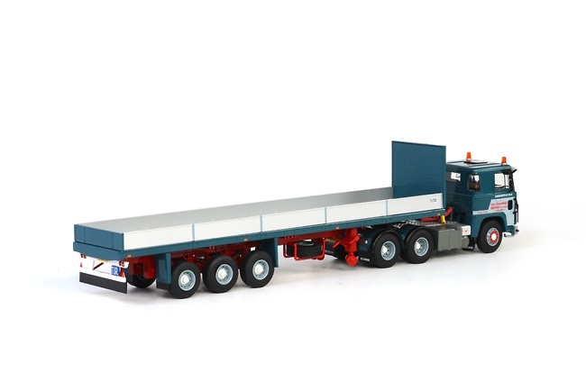 Scania 111/141 Flachbettauflieger Brouwer Wsi Models 06-1023 Masstab 1/50 