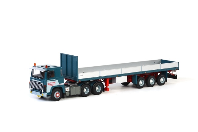 Scania 111/141 Flachbettauflieger Brouwer Wsi Models 06-1023 Masstab 1/50 