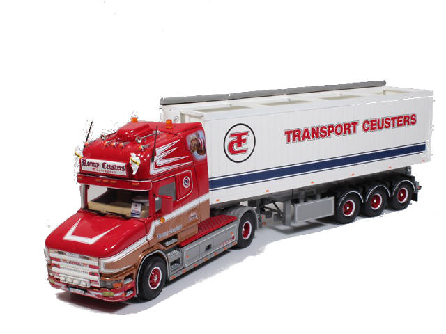 Scania 4-serie Torpedo Topline Schüttgut-Auflieger, Tekno 1/50 60030 