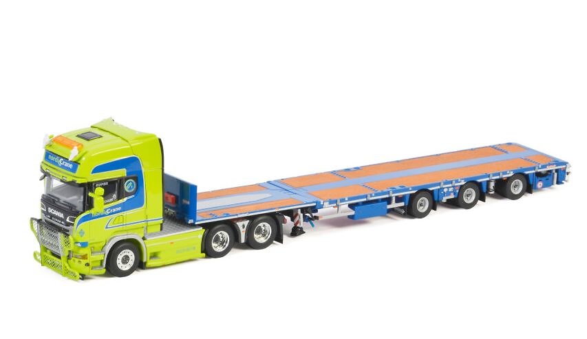 Scania Highline + Megatrailer Nordic Crane Wsi Models 3418 
