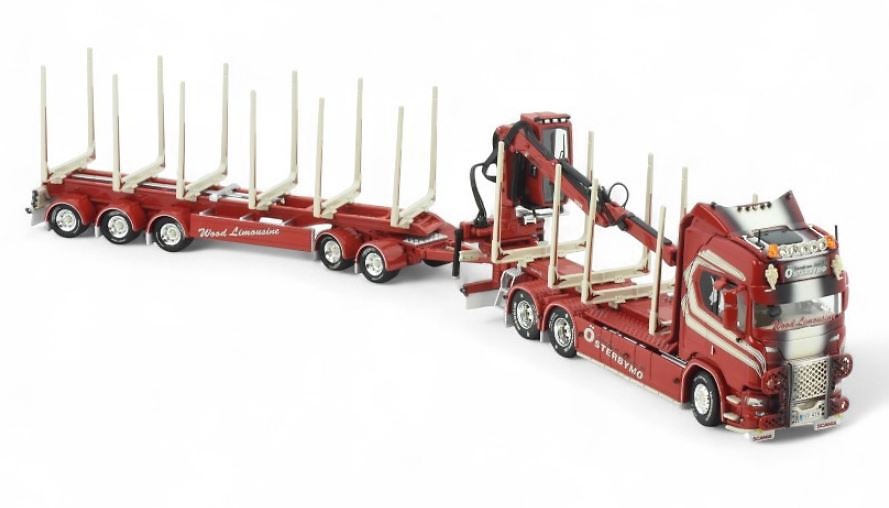 Scania Next Gen R Highline + 5-Achs-Plattform für Holz Tekno 85984 im Maßstab 1:50 
