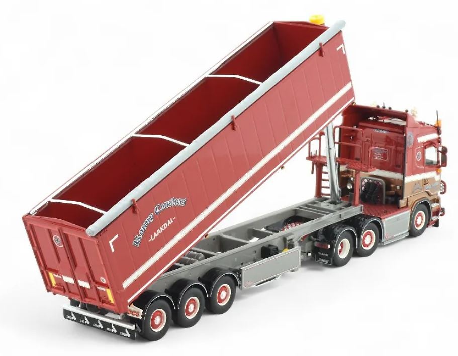 Scania R + Auflieger Stas kipper Ronny Ceusters Tekno 87454 Masstab 1/50 