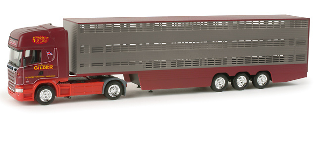 Scania R TL Viehtransporter-Sattelzug 
