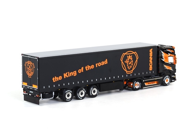 Scania R Topline Auflieger - 3 Achs King of the road Wsi Models 01-1317 Masstab 1/50 