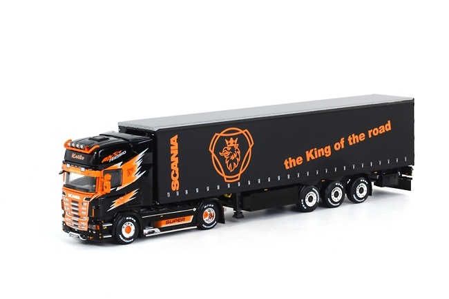 Scania R Topline Auflieger - 3 Achs King of the road Wsi Models 01-1317 Masstab 1/50 