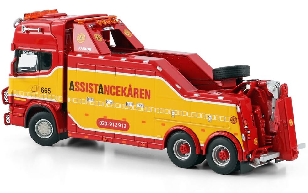 Scania R4 6x4 Falkom Abschleppwagen Wsi Models 01-4578 