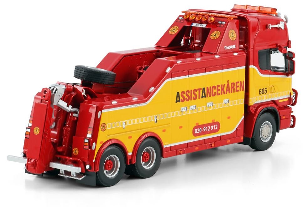 Scania R4 6x4 Falkom Abschleppwagen Wsi Models 01-4578 