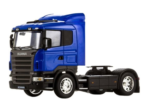 Scania R470 Blau Welly 32625b Masstab 1/32 