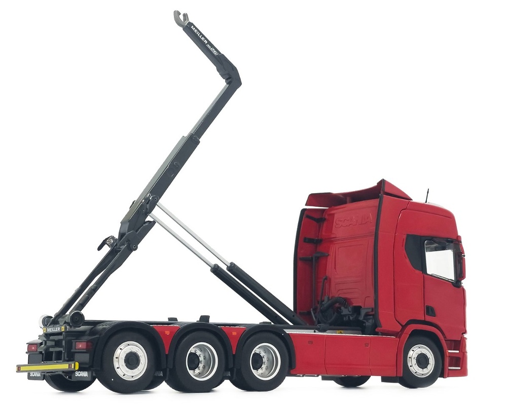 Scania R500 LKW mit Meiller Hakenlift Marge Models 2307-03 Maßstab 1/32 