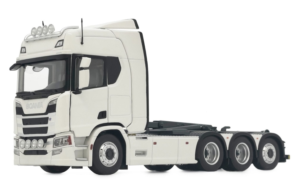 Scania R500 LKW mit Meiller Hakenlift Marge Models Maßstab 1/32 