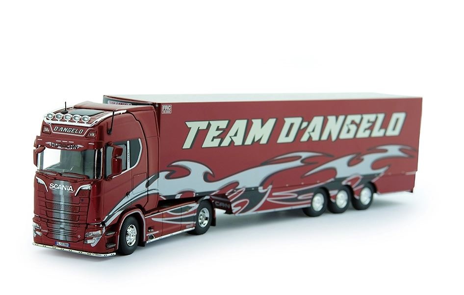 Scania S-serie Highline D'Angelo Huracan Tekno 74279 Masstab 1/50 