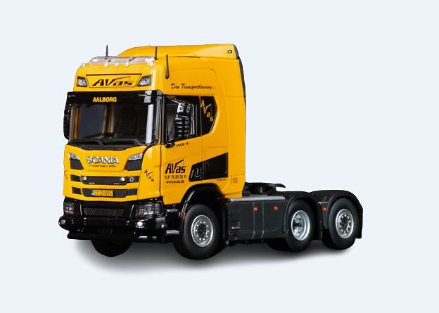 Scania XT 6x4 AVAS Hochdach-IMC-Modelle im Maßstab 1:50 