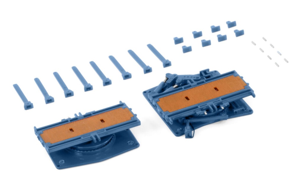 Scheuerle Turntable set blau Wsi Models B.V. 04-2179 Maßstab 1:50 