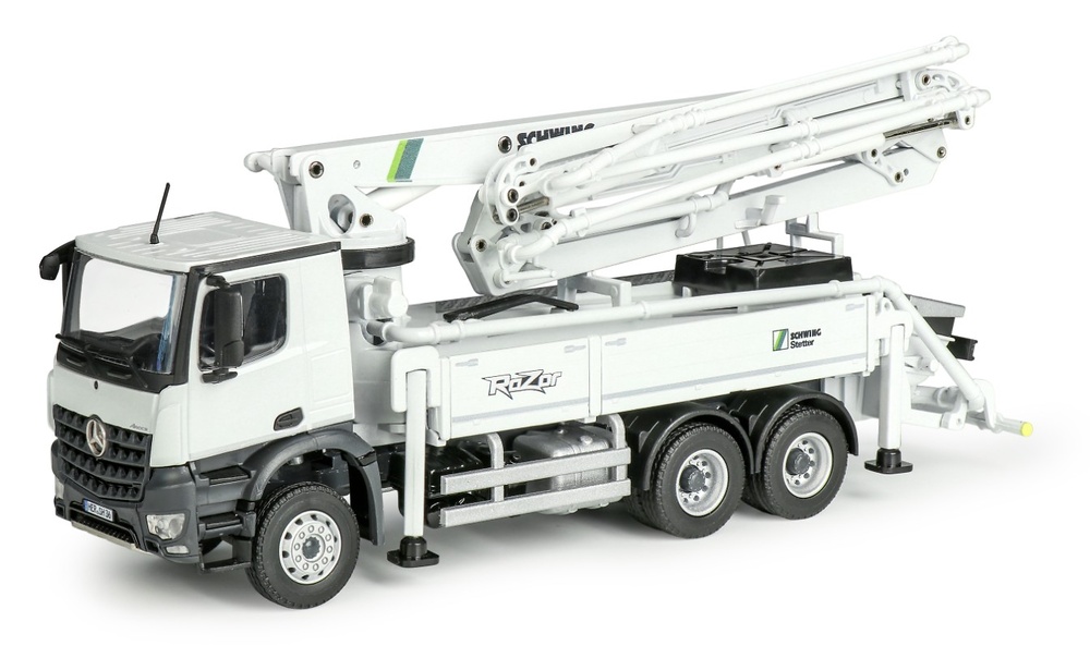 Schwing S 36 X RaZor Betonpumpe auf Mercedes Benz, Conrad Modelle 78260 Masstab 1/50 
