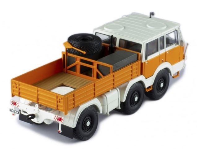 Tatra 813 6x6 orange-weißer LKW - Ixo Models Maßstab 1/43 