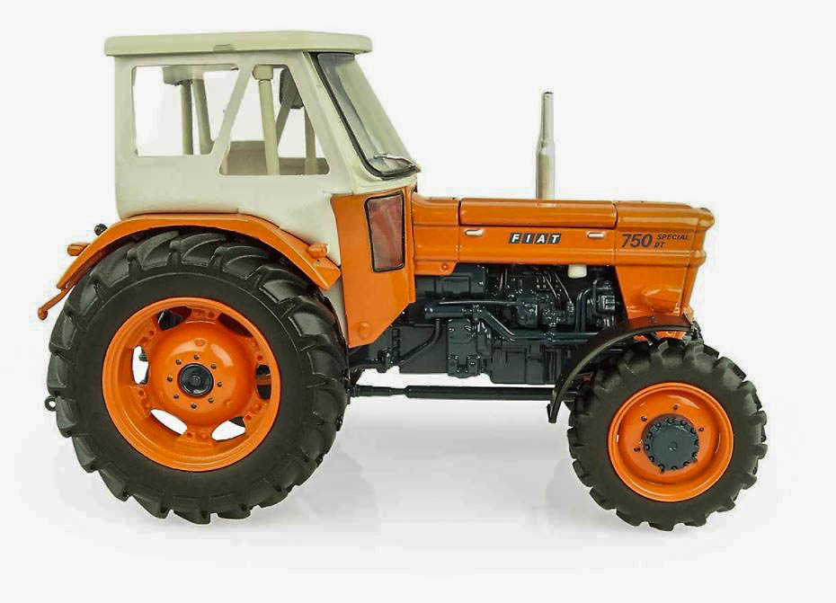 Traktor Fiat 750 Special DT 4WD Fritzmeier Kabine Universal Hobbies 5296 