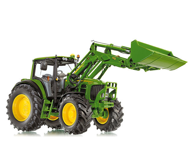 Traktor John Deere 7430 mit Frontlader, Wiking 7309 Maß­stab 1/32 