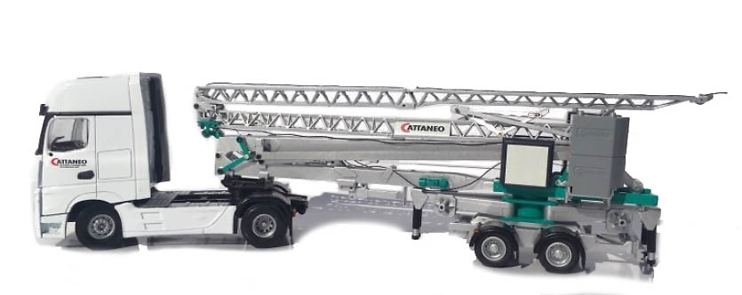 Trumkran Cm221 cattaneo auf Mercedes CGMmodels Masstab 1/50 