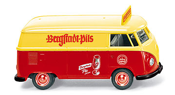 VW T1 mit Dachschild Bergstadt-Pils Wiking 7970231 Masstab 1/87 