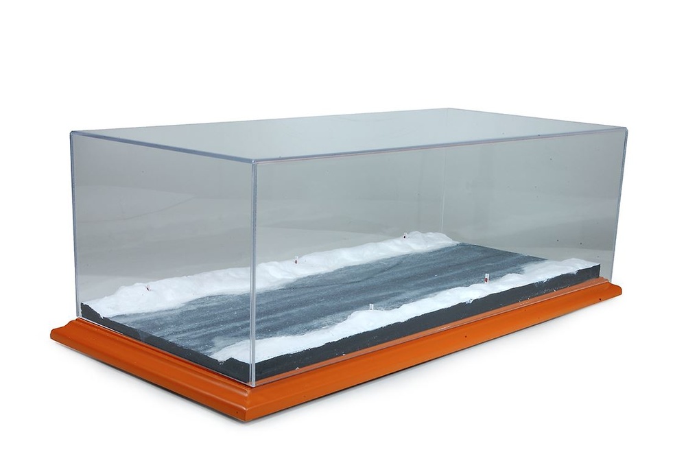 Vitrine - Diorama snowy road 510x240x180mm Tekno 74982 