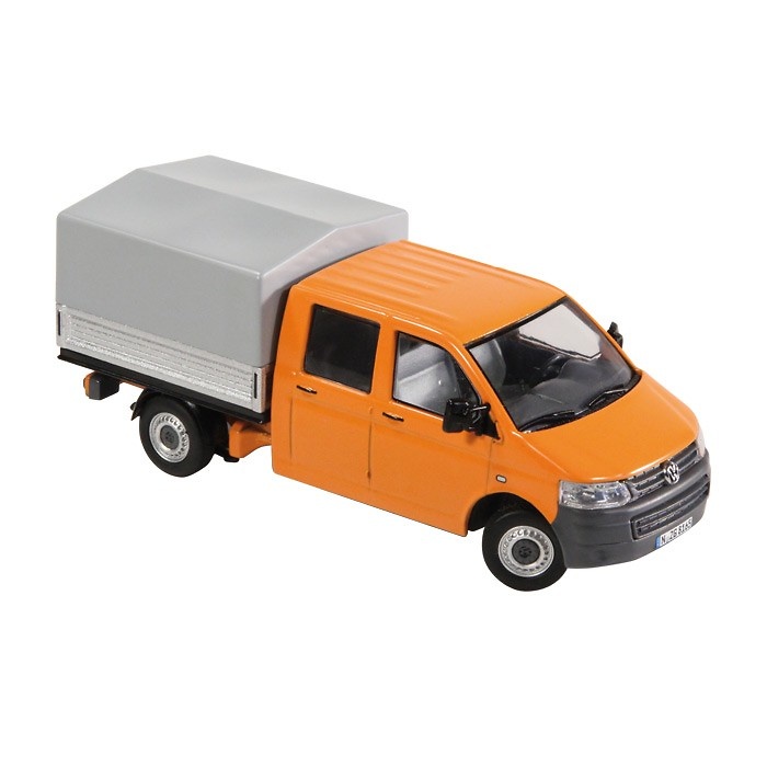 Volkswagen T5 Doppelkabine orange Nzg 8881/65 Masstab 1/50 