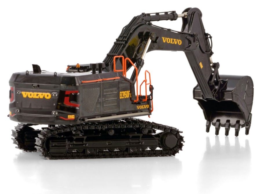 Volvo EC950F Miniaturbagger Schwarz Wsi Models 64-2013 Maßstab 1:50 