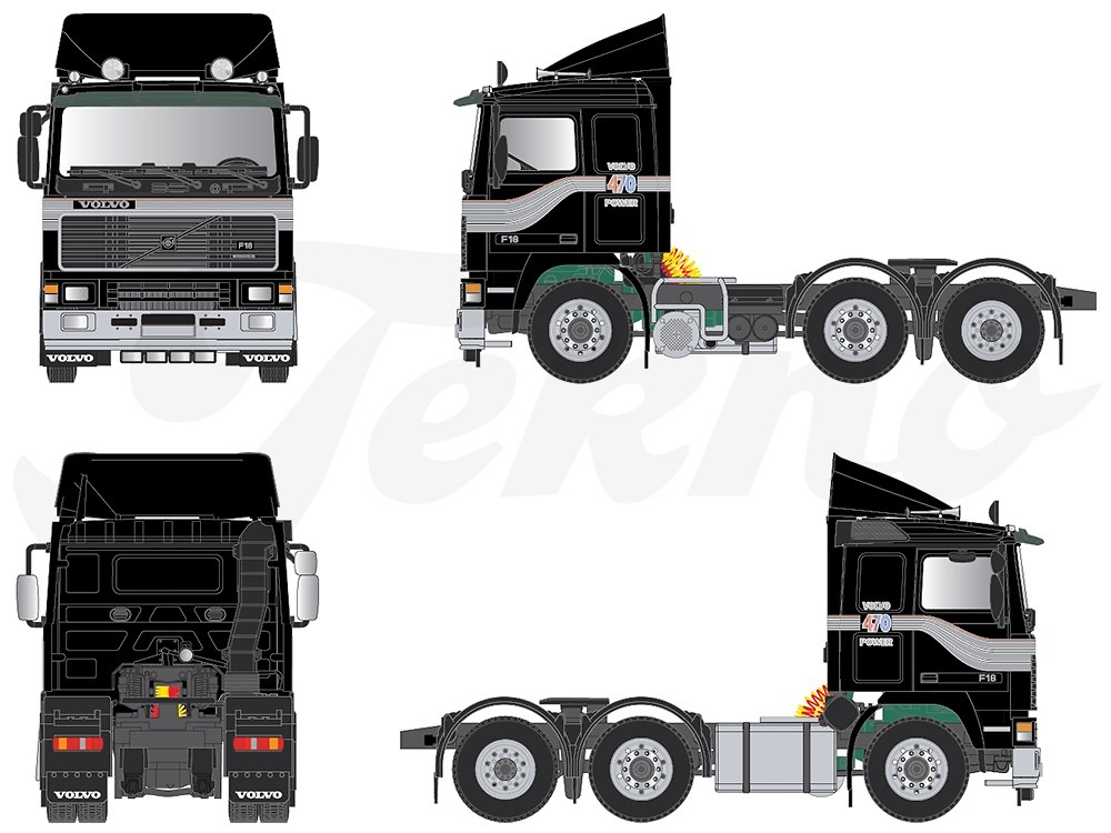 Volvo F16 6x2 Tekno 69462 Masstab 1/50 