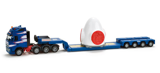 Volvo FH GL XL 4-achs Pendel-X-Sattelzug mit Windrad-Nabe 