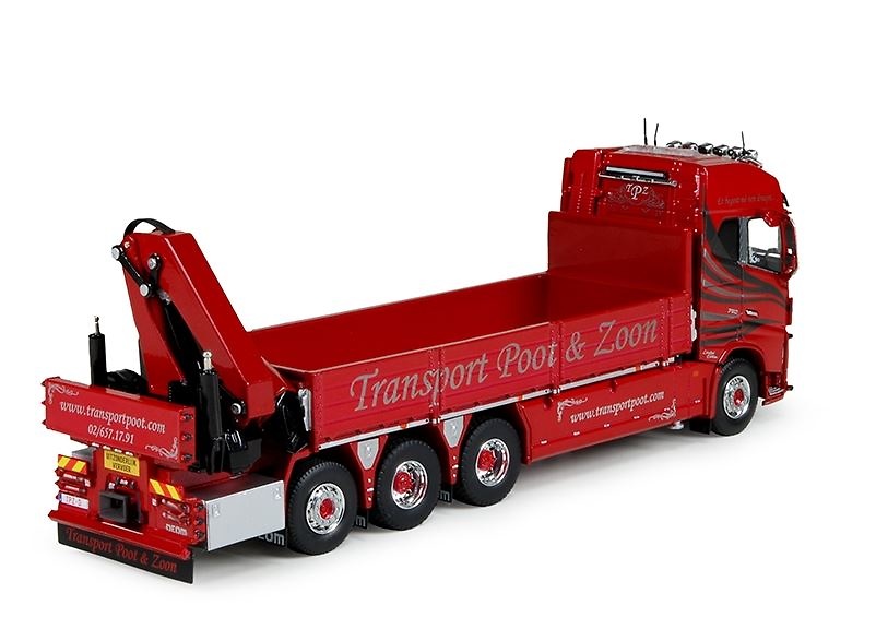 Volvo FH04 8x4 Poot en Zoon Tekno 72712 Masstab 1/50 