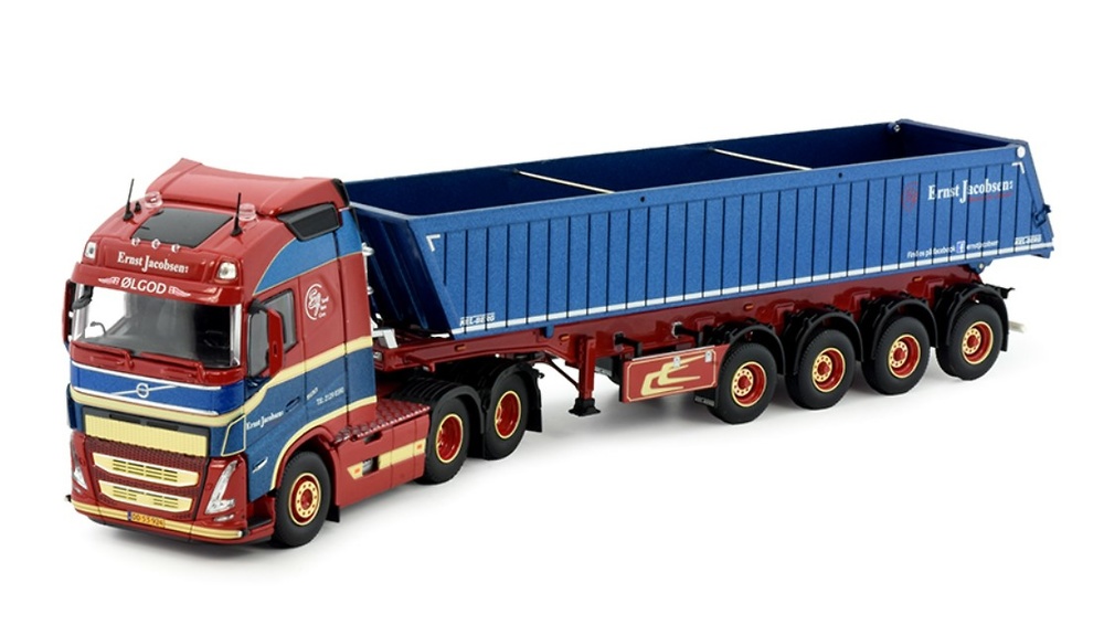 Volvo FH05 + Kipper Auflieger Jacobsen Tekno 83539 Masstab 1/50 