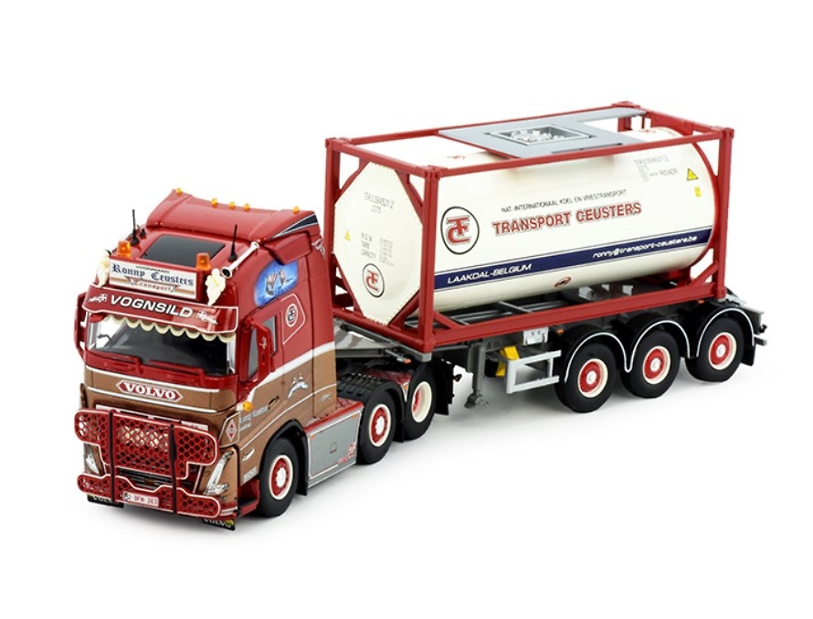 Volvo FH05 Globetrotter XL + Iso tankcontainer Ronny Ceusters Tekno 83752 