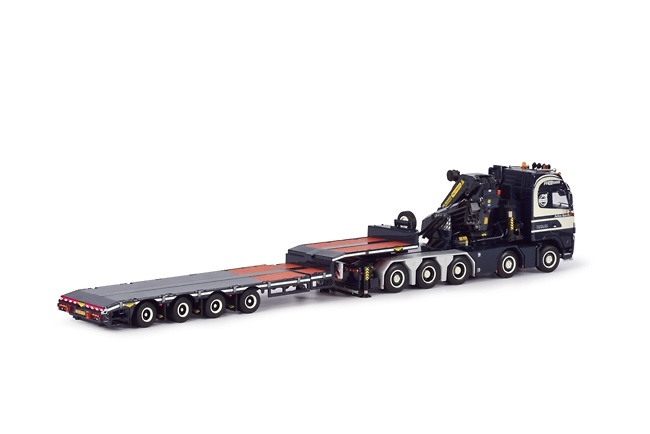 Volvo FH3 GL + Palfinger + tieflader Arjen Kandt Wsi Models 01-1793 