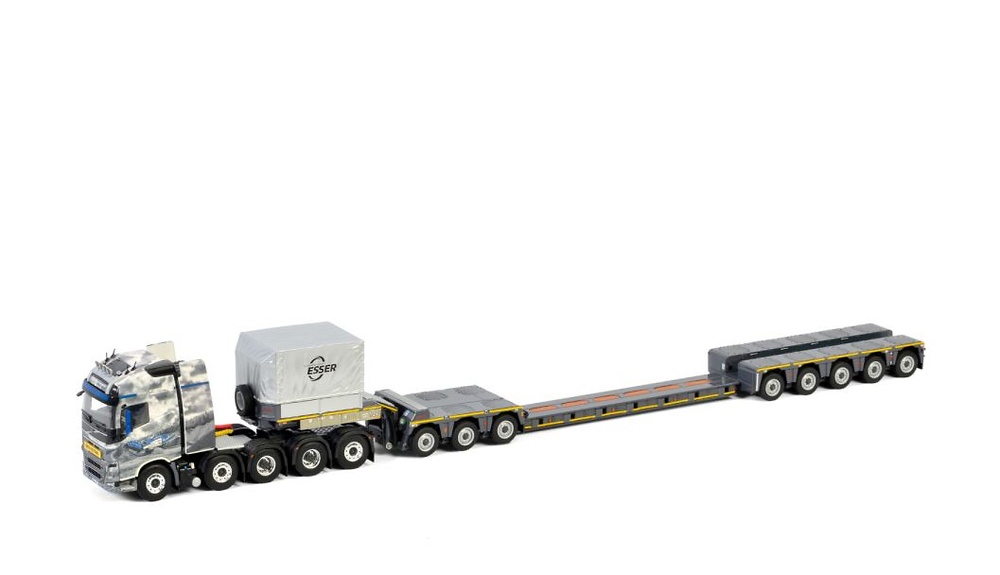 Volvo FH4 + tieflader nooteboom Schwertransporte Esser Wsi Models 3296 