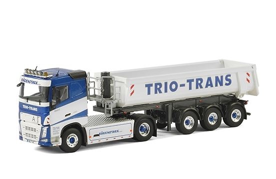 Volvo FH4 + volquete trailer - Trio Trans - Wsi Models 