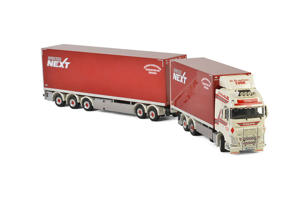 Volvo FH4 ​​Globetrotter XL 6X2 Hardbox Jimmie Karlsson Wsi Maßstab 1/50 