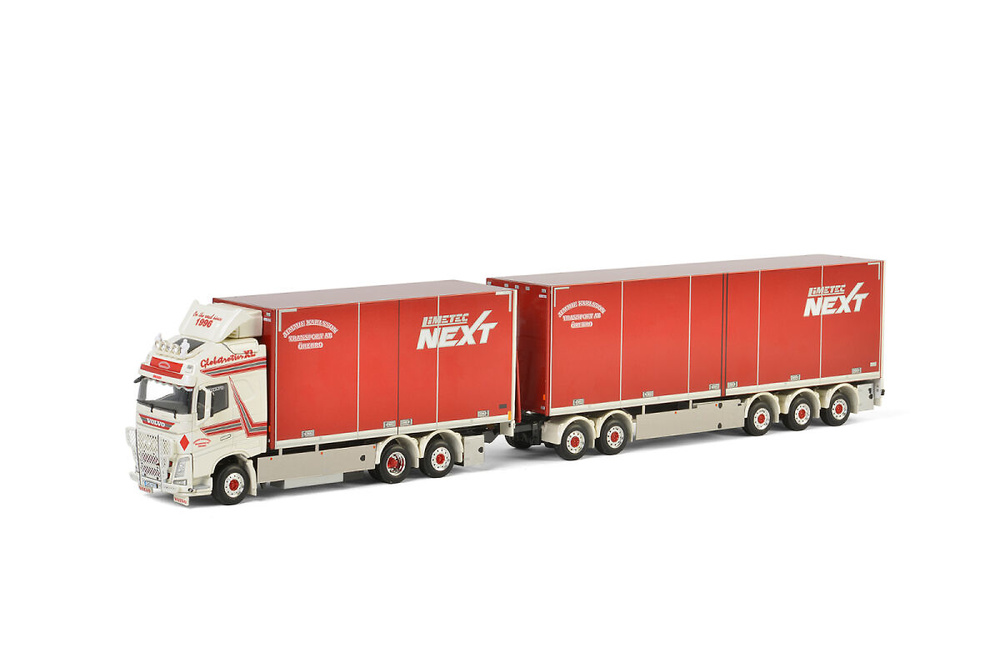 Volvo FH4 ​​Globetrotter XL 6X2 Hardbox Jimmie Karlsson Wsi Maßstab 1/50 
