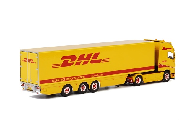 Volvo FH4 Globetrotter Kofferauflieger DHL Wsi Models 01-1516 Masstab 1/50 