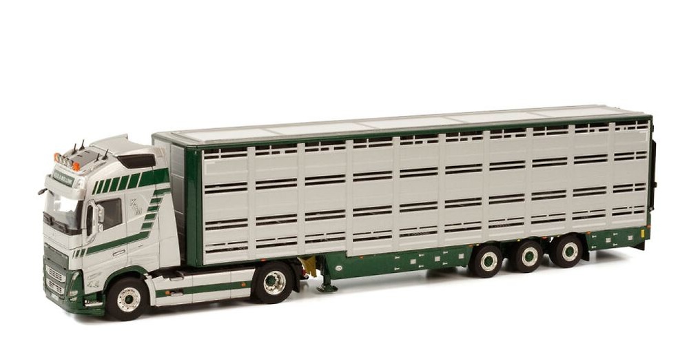 Volvo FH5 Globetrotter + Tiertransport Keus & Mollink Wsi Models 4005 Maßstab 1:50 