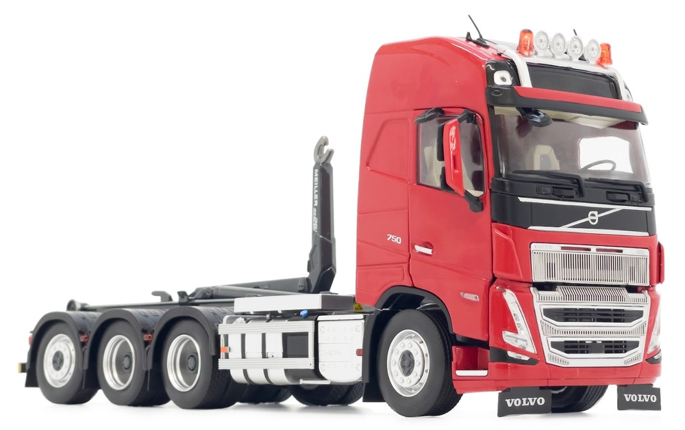 Volvo FH5 LKW mit Meiller Hakenlift Marge Models Maßstab 1/32 