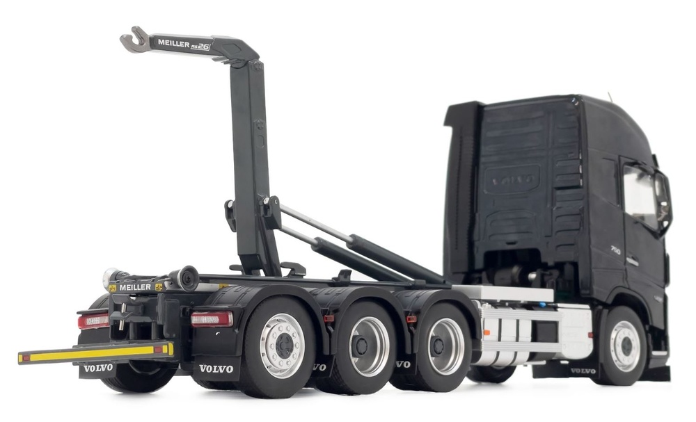 Volvo FH5 LKW mit Meiller Hakenlift anthracite Marge Models 2235 Maßstab 1/32 